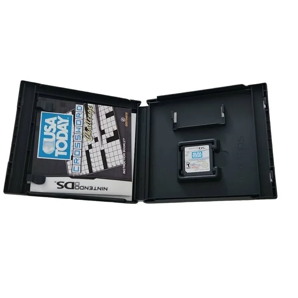 Nintendo DS USA Today Crossword Challenge Game with Case
